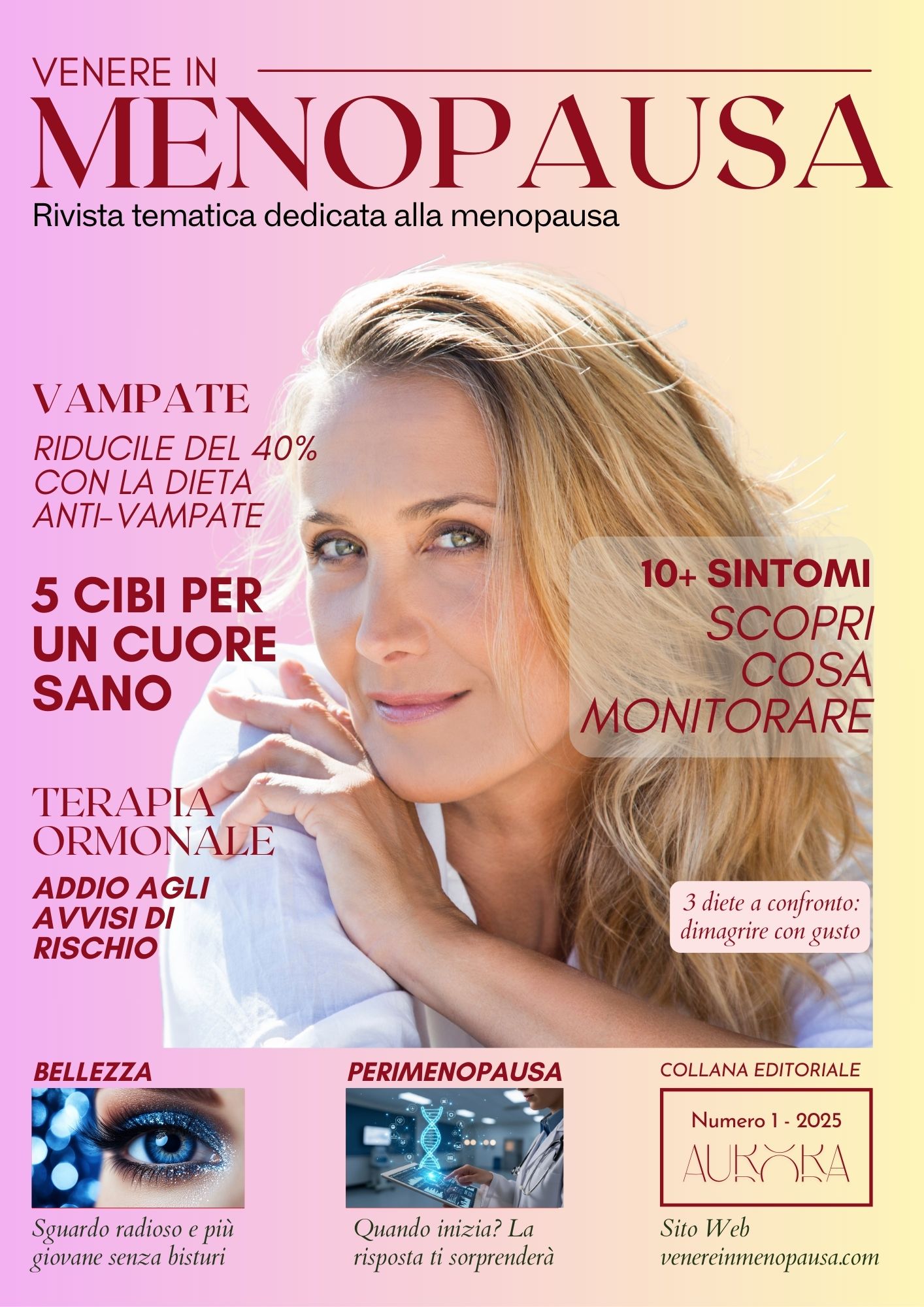 Rivista Aurora Copertina Venere in Menopausa