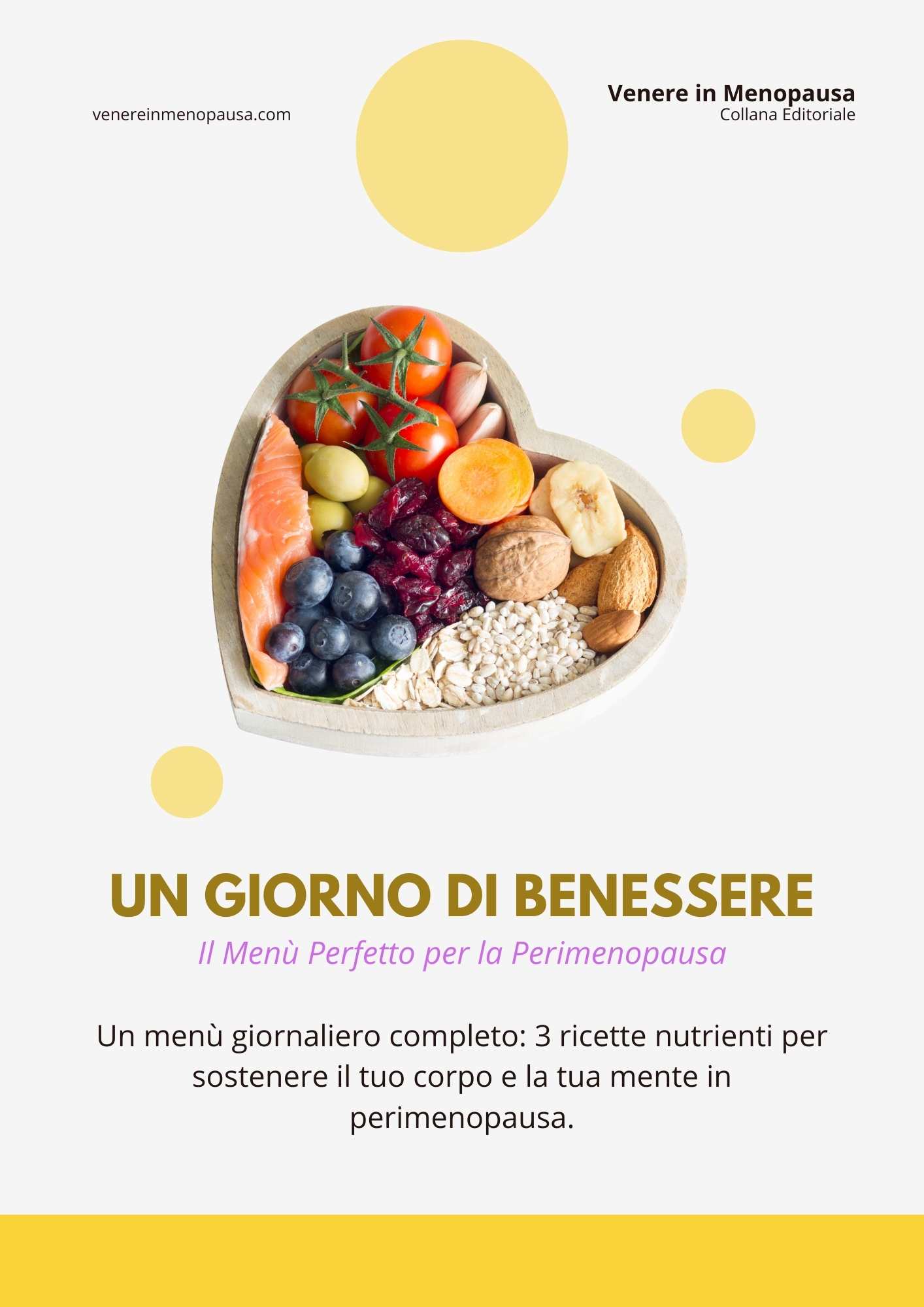 Perimenopausa: Il menù perfetto